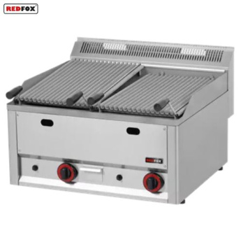Lávový gril plynový dvojitý 2x 31x48 bez podestavby - GL 60 GLS