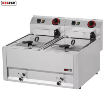 Fritéza elektrická dvojitá 8+8L bez podestavby, 230V - FE 60 EL