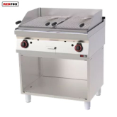 Lávový gril plynový dvojitý 2x 52x36 s podestavbou - GL 70/80 G