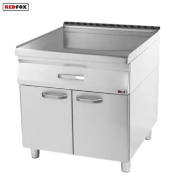 Pracovní plocha 80x83 - 1x zásuvka 2x GN 1/1, 2x dveře - PP 90/80 D