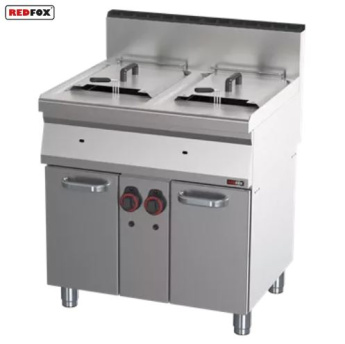 Fritéza plynová dvojitá 15+15L s podestavbou FE-70/80 G