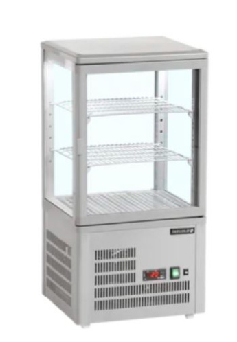 Chladicí vitrína stolní, šedá UPD 60 GREY